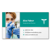 Carte De Visite Magnétique Infirmière | Professionnel Médicale (devant)