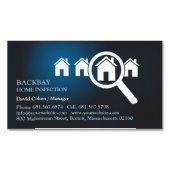 Carte De Visite Magnétique Inspection à domicile (devant)