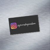 Carte De Visite Magnétique Instagram (In Situ)
