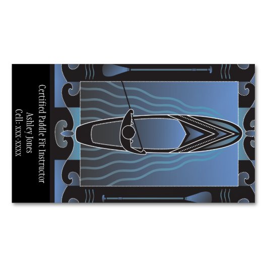 Carte De Visite Magnétique Instructeur certifié Paddle Fit (devant)
