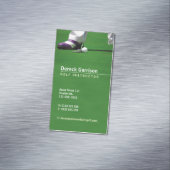 Carte De Visite Magnétique Instructeur de golf | Professionnel (In Situ)