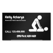 Carte De Visite Magnétique 🚑 instructeur de RCR secourisme (devant)