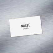 Carte De Visite Magnétique Je suis infirmière médecin expert ajouter votre no (In Situ)