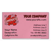 Carte De Visite Magnétique Kissing Comic Sound Effect (devant)