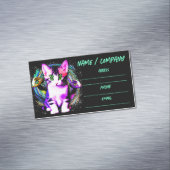 Carte De Visite Magnétique Kitty Chat Psychique Esthétique Caractère (In Situ)