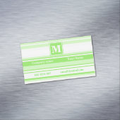 Carte De Visite Magnétique Landes vertes de chaux monogrammes (In Situ)