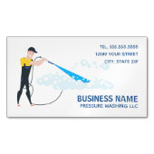 Carte De Visite Magnétique Lavage de pression (devant)