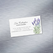 Carte De Visite Magnétique Lavande (In Situ)