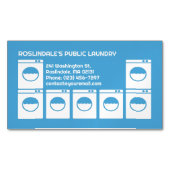 Carte De Visite Magnétique Lave-linge (devant)