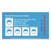 Carte De Visite Magnétique Lave-linge (devant)