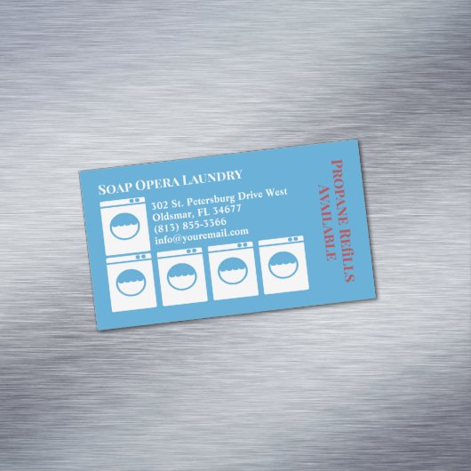 Carte De Visite Magnétique Lave-linge (In Situ)