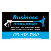 Carte De Visite Magnétique Lave-linge à pression Super Nettoyage (devant)