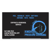 Carte De Visite Magnétique Laver à pression d'eau (devant)