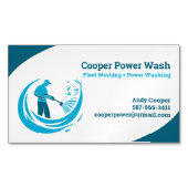 Carte De Visite Magnétique Laver à pression d'eau (devant)