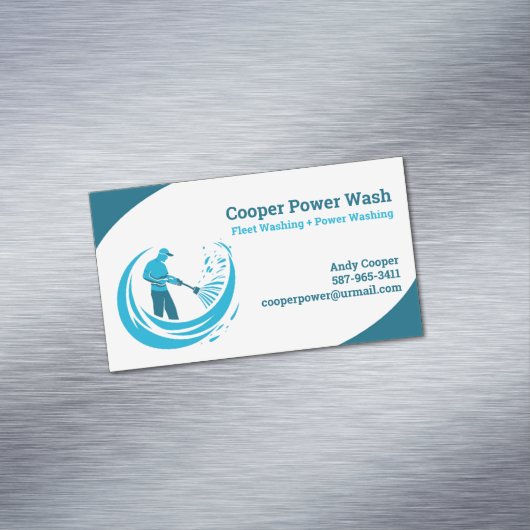 Carte De Visite Magnétique Laver à pression d'eau (In Situ)