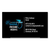 Carte De Visite Magnétique Laver à pression d'eau (devant)