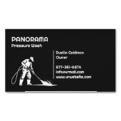 Carte De Visite Magnétique Laver à pression d'eau (devant)