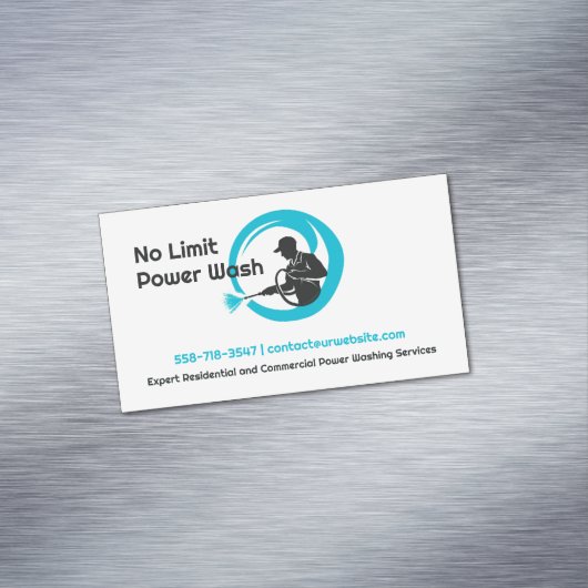 Carte De Visite Magnétique Laver à pression d'eau (In Situ)