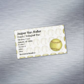 Carte De Visite Magnétique Le base-ball de motif (In Situ)