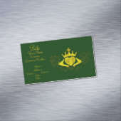 Carte De Visite Magnétique Le Claddagh (Or) (In Situ)