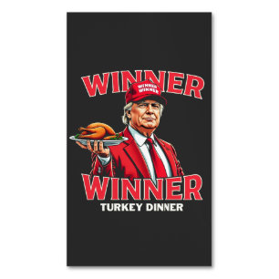 Carte De Visite Magnétique Le gagnant du dîner turc Trump Thanksgiving