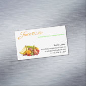 Carte De Visite Magnétique LE JP+ Logo orange de bananes d'aimant (In Situ)