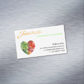 Carte De Visite Magnétique LE JP+ Logo orange de coeur d'aimant (In Situ)