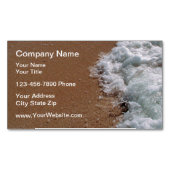 Carte De Visite Magnétique Le littoral de la plage (devant)