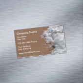 Carte De Visite Magnétique Le littoral de la plage (In Situ)