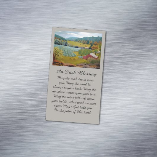 Carte De Visite Magnétique Les couleurs d'automne au vignoble (In Situ)