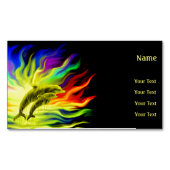 Carte De Visite Magnétique Les dauphins sous le soleil (devant)