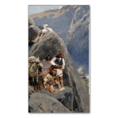 Carte De Visite Magnétique Les guerriers d'Apache : une embuscade sur la cava (devant Vertical)