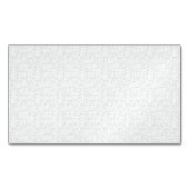 Carte De Visite Magnétique Light Gray Geometric Floral Pattern (devant)