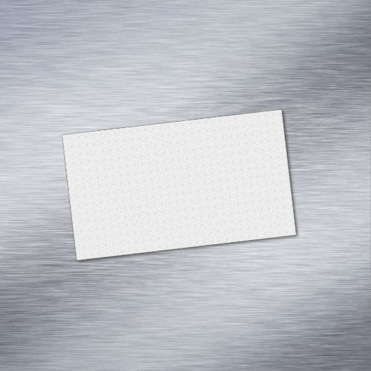 Carte De Visite Magnétique Light Grey Geometric Tile Pattern (In Situ)