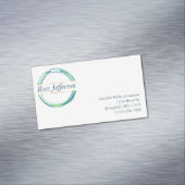 Carte De Visite Magnétique Logo Cercle Bleu (In Situ)