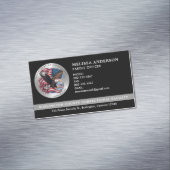 Carte De Visite Magnétique Logo de l'agent de correction pénitentiaire (In Situ)