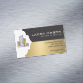 Carte De Visite Magnétique Logo de l'immeuble urbain moderne (In Situ)