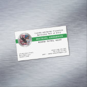 Carte De Visite Magnétique Logo de patrouille frontalière militaire de la Pol (In Situ)