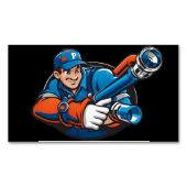 Carte De Visite Magnétique logo des services de plomberie (devant)