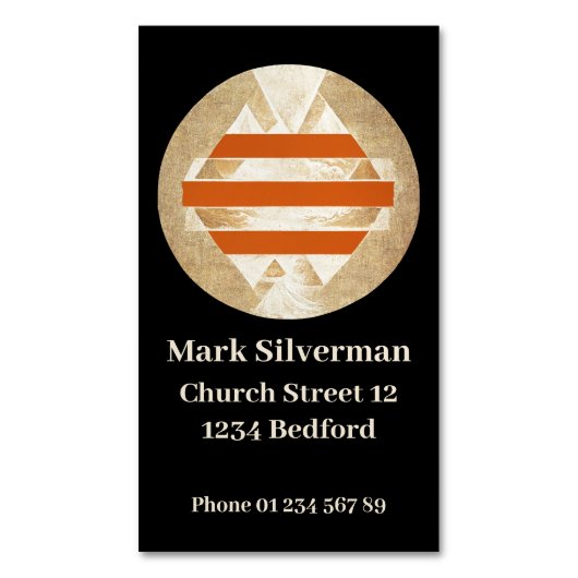 Carte De Visite Magnétique Logo Nikias (devant Vertical)