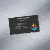 Carte De Visite Magnétique Logo professionnel personnalisé (In Situ)