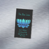 Carte De Visite Magnétique lotus bleu - (In Situ)