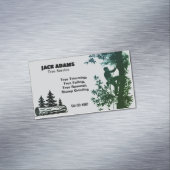 Carte de visite magnétique Lumberjack Tree Service (In Situ)