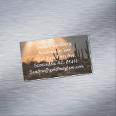 Carte De Visite Magnétique Lumière dans le désert (In Situ)