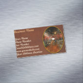 Carte De Visite Magnétique Machiniste - Pompage pièces 1905 (In Situ)