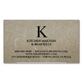 Carte De Visite Magnétique Maçonnerie de cabine (devant)