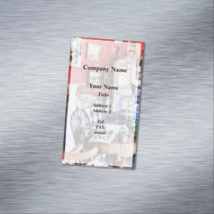 Carte De Visite Magnétique Magasin d'antiquités