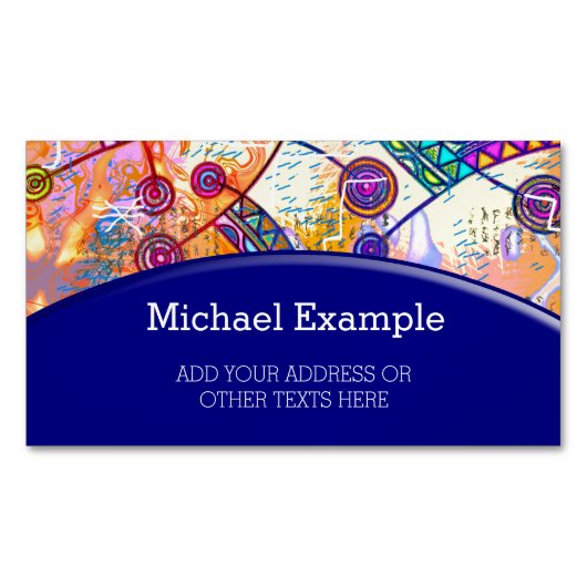 Carte De Visite Magnétique Main tirée par EDDArt - Échelle de rêve 1 (devant)