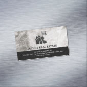 Carte De Visite Magnétique Marbre de Realtor (In Situ)