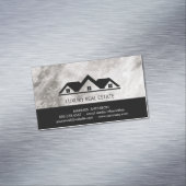 Carte De Visite Magnétique Marbre sur le toit de l'immeuble (In Situ)